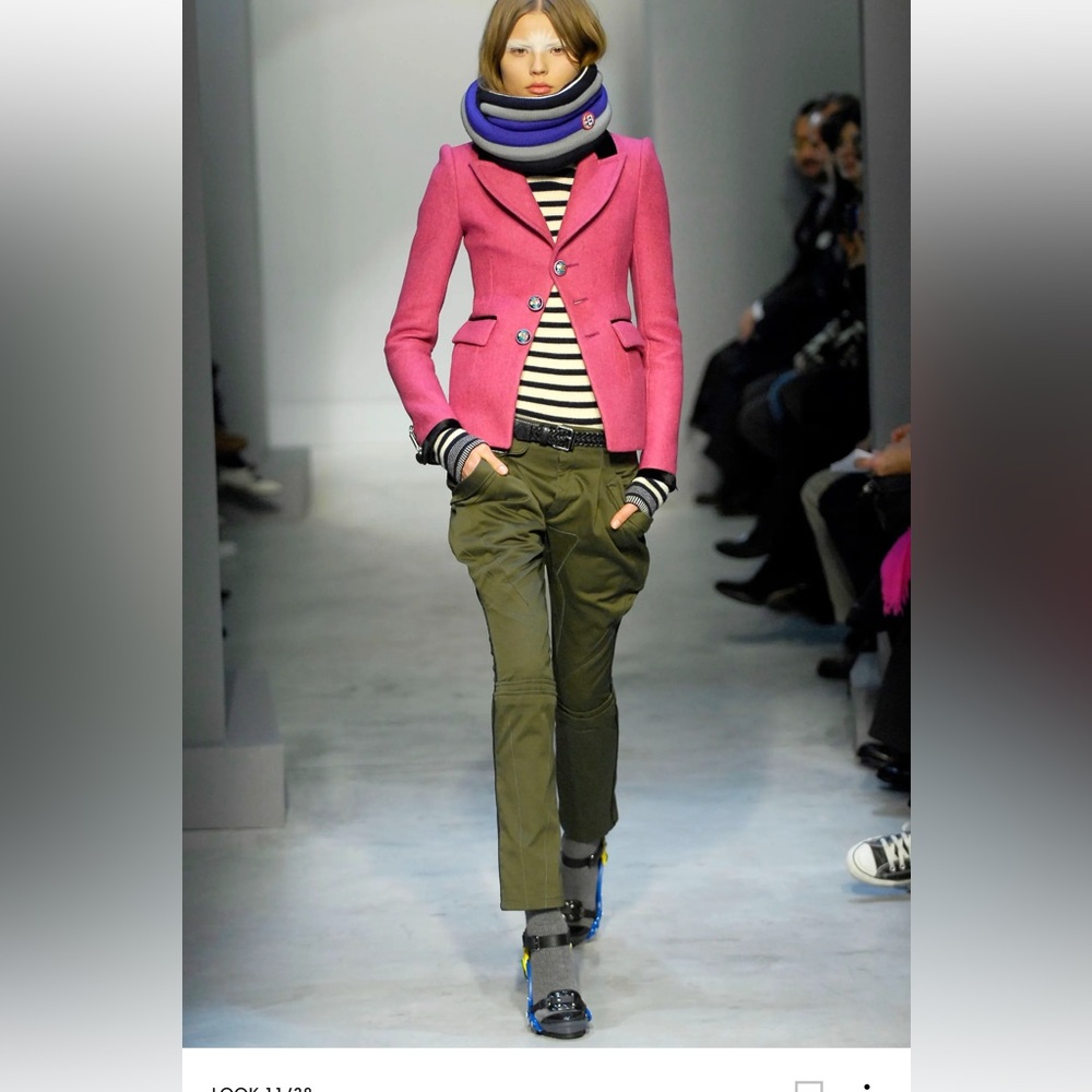 Balenciaga Nicholas Ghesquiere Fall 2007 Runway Pink Blazer
